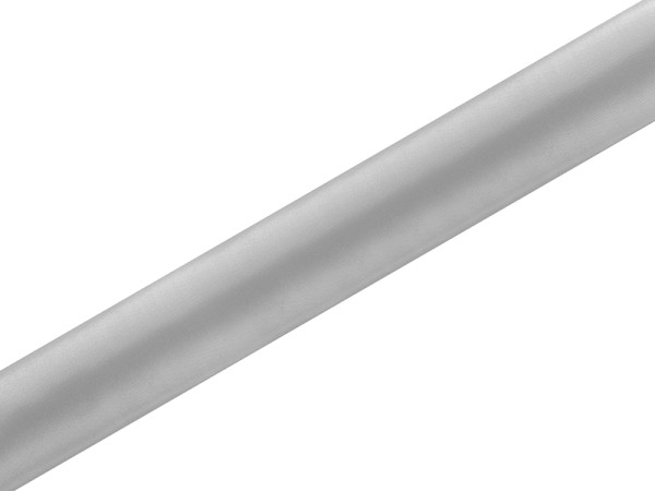 Saténový středový pás 36 cm - stříbrná ( 9 m / rol )