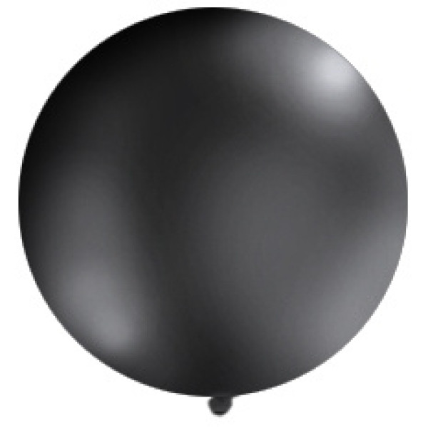 Superbalon PASTEL - Ø100 cm - černá ( 1 ks )