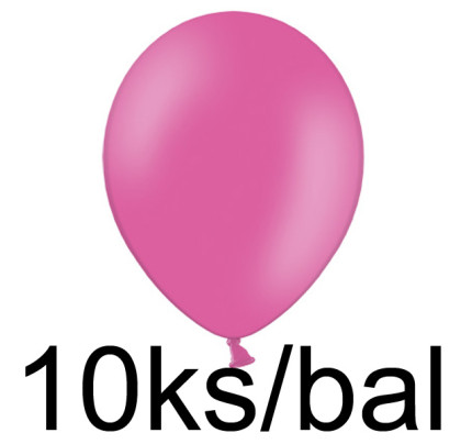 Balonek pastelový - Ø30 cm - malinová ( 10 ks / bal )