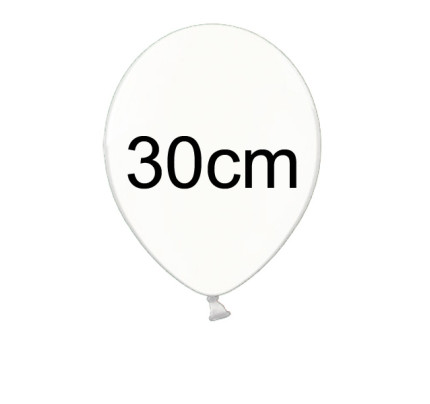 Balonek KRYSTAL - Ø30cm - transparentní (100 ks/bal)