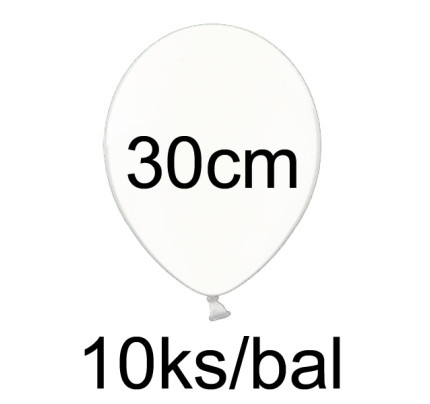 Balonek KRYSTAL - Ø30cm - transparentní (10 ks/bal)